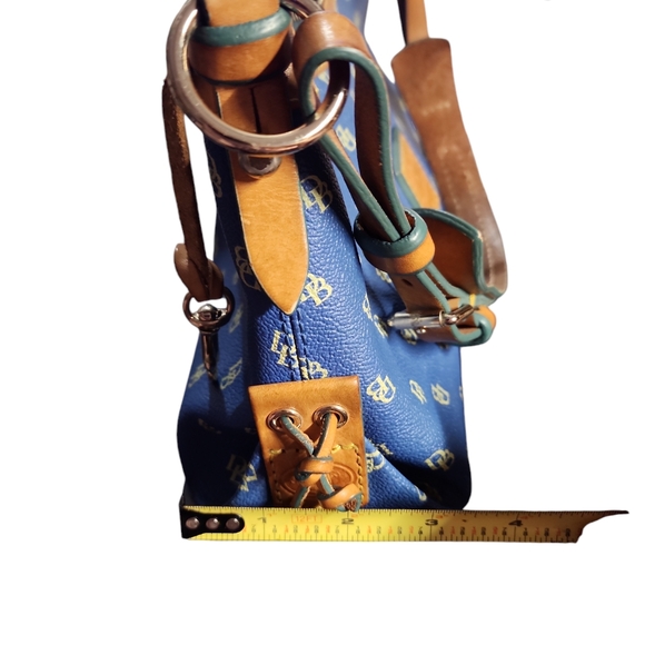 Dooney Burke Blue logo petite hand/shoulder bag - Picture 12 of 16